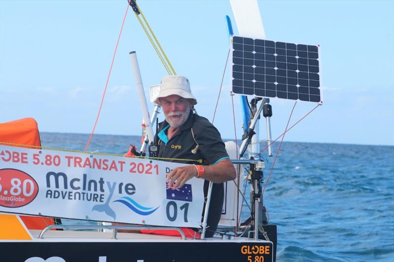 If no surprise, Class Globe 5.80 founder Don McIntyre (Aus) will be in podium. Picture taken on Lanzarote start day. - photo © G580T