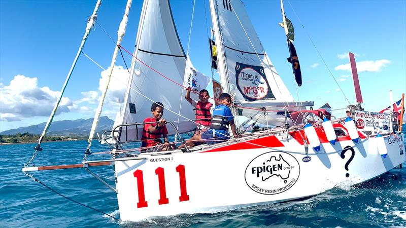 Vuda Marina Fiji organized a school visit and a sailing day for the kids and a few Fiji Maritime College students. Part of the marina's regular maritime water sport introduction to sailing encouraging Fijian children and their parents try sailing! - photo © Don McIntyre / MGR2025