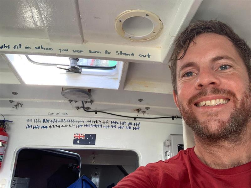 150 days at sea. A monumental milestone for Dan aboard Immortal Game, with many more still to come. This journey is a testament to a simple truth: nothing is impossible with self-belief and an absolute passion (or obsession!) to succeed - photo © Dan Turner / MGR2025