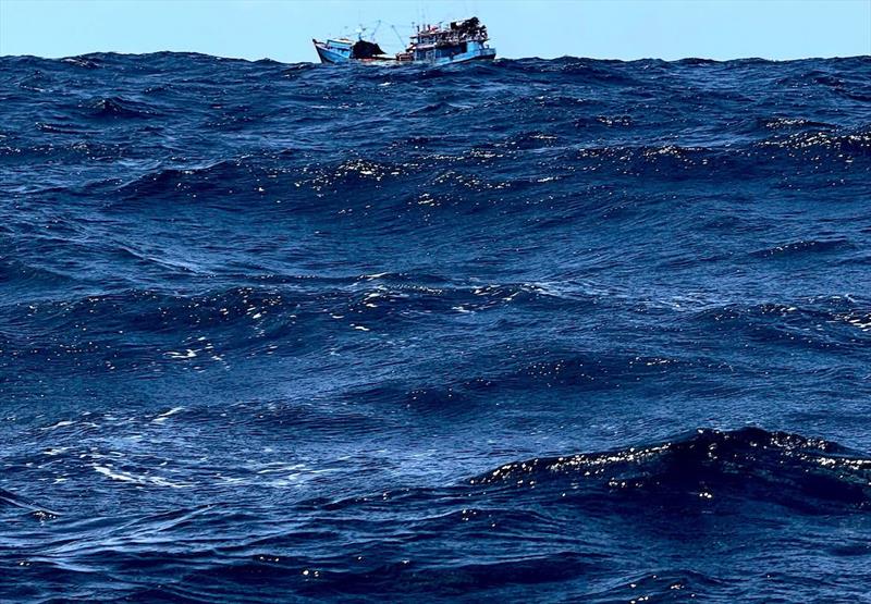 Forget pirates – the fleet dodged swarms of fishing boats, near-misses with shipping, and collisions with UFOs (unidentified floating objects) - photo © Keri Harris / MGR2025
