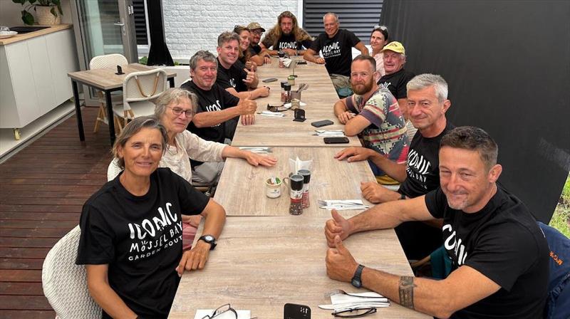 With all the fleet except Keri awaiting favourable weather the local MOSSEL Bay tourist department put on an impromptu breakfast with Free T-shirts! SA Hospitality is simply amazing! - photo © Mossel Bay Tourist / MGR2025