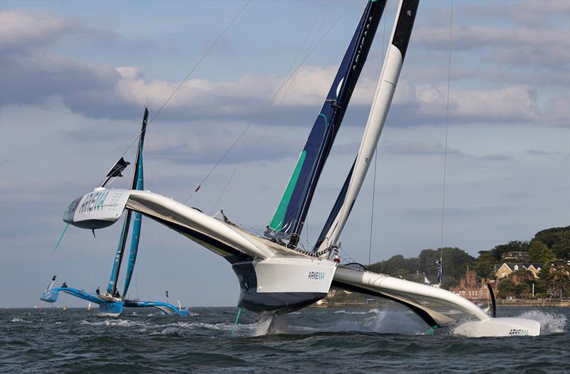 Arkema starts the Pro Sailing Tour finale starts from Cowes, Isle of Wight photo copyright Mark Lloyd / Pro Sailing Tour taken at  and featuring the OCEAN50 class