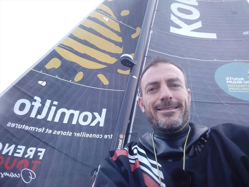 Eric Peron on Komilfo during the Route du Rhum - Destination Guadeloupe - photo © PERON / Komilfo