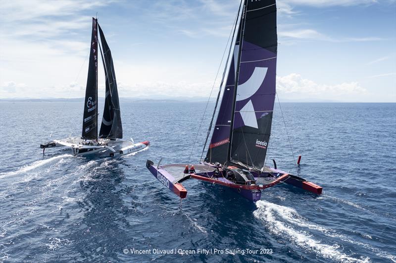Pro Sailing Tour 2023 photo copyright Vincent Olivaud / Ocean Fifty / Pro Sailing Tour 2023 taken at  and featuring the OCEAN50 class