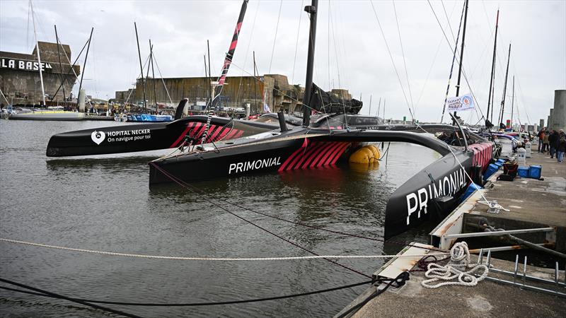  Ocean Fifty Primonial on the pontoon, after arrivals of the security stage of the Transat Jacques Vabre in Lorient, France, on November 01 - photo © Vincent Curutchet