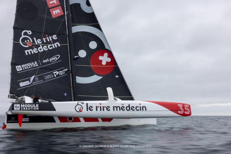 Le Rire Medecin-Lamotte may be one of the oldest Ocean Fiftys but she can hold her own offshore - photo © Alexis Courcoux