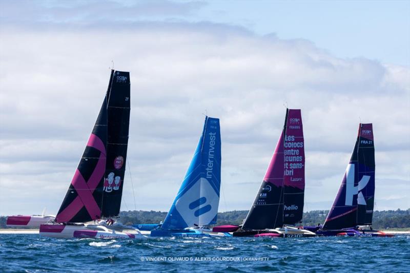 The Ocean Fifty Series includes inshore grand prix and offshore events such as the Rolex Fastnet Race photo copyright Alexis Courcoux / Vincent Olivaud taken at Royal Ocean Racing Club and featuring the OCEAN50 class