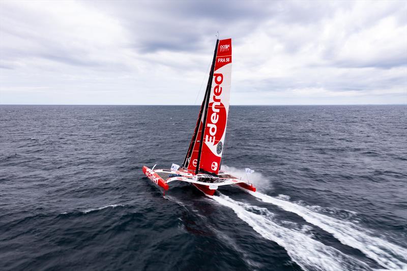 Edenred 5 during the Transat Café L'OR - photo © Gauthier Lebec