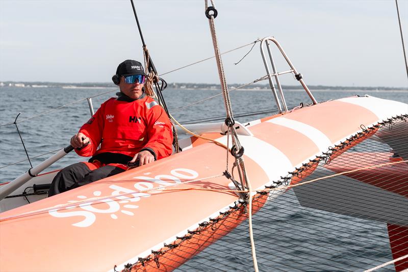 Sodebo Fifty begins its crewed season - photo © Guillaume Gatefait / Sodebo Sailing