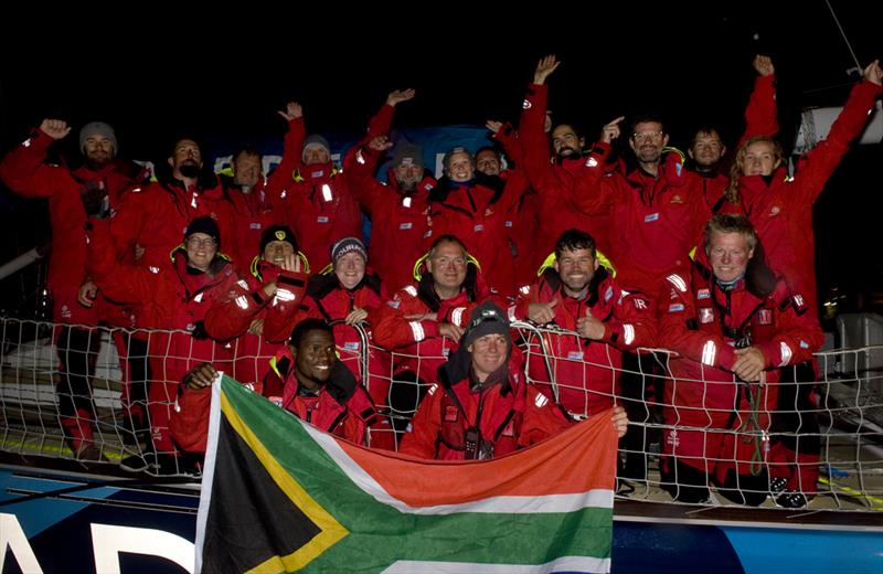 Dare To Lead finish second in Leg 2 of the The Clipper Race 2017-18 photo copyright Clipper Ventures taken at  and featuring the Clipper 70 class