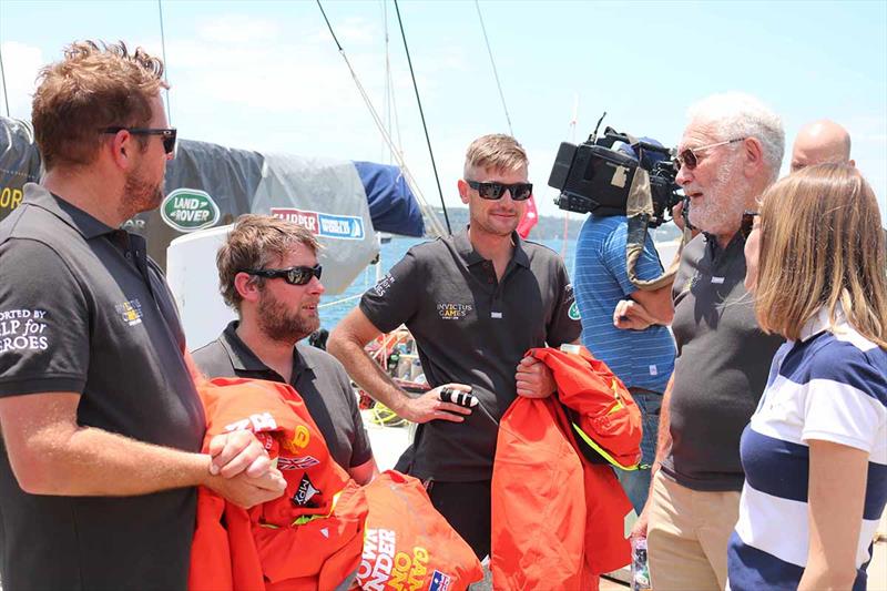 SirRobin, Knox-Johnston, Jessica Watson, Invictus Games Sydney 2018 crew - photo © Clipper Ventures