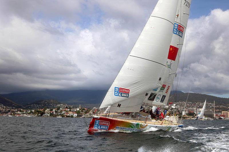 Sanya Serenity Coast - Race start - Clipper Round the World Yacht Race 2017-18 photo copyright Clipper Ventures taken at  and featuring the Clipper 70 class