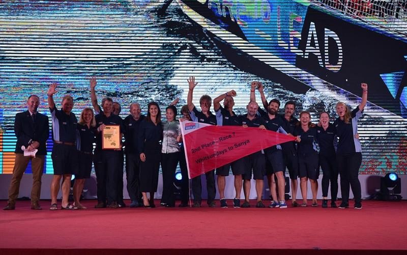 Dare to Lead - Prize giving ceremony of the Clipper Round the World Yacht Race stopover in Sanya, on the island of Hainan in Southern China photo copyright Olli Geibel taken at  and featuring the Clipper 70 class