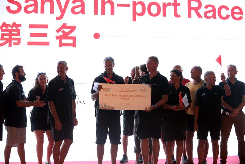 Prize Giving Ceremony - Clipper 2017-18 Round the World Yacht Race Sanya In-port Race photo copyright Clipper Race taken at  and featuring the Clipper 70 class
