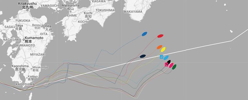 Clipper Round the World Yacht Race 9, day 8 Race Viewer (0900 UTC) photo copyright Clipper Race taken at  and featuring the Clipper 70 class