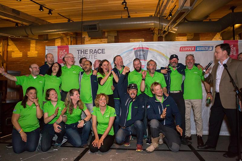 Visit Seattle team - Clipper 2017-18 Race photo copyright Jean-Marcus Strole Photography taken at  and featuring the Clipper 70 class