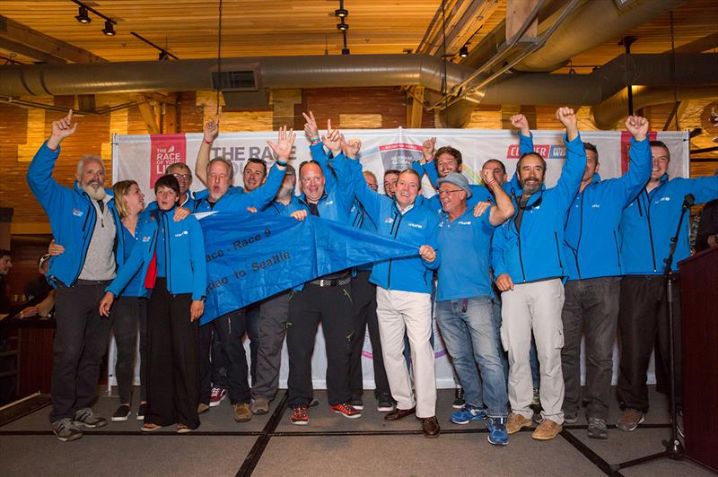 Unicef takes thrid - Clipper 2017-18 Race photo copyright Jean-Marcus Strole Photography taken at  and featuring the Clipper 70 class