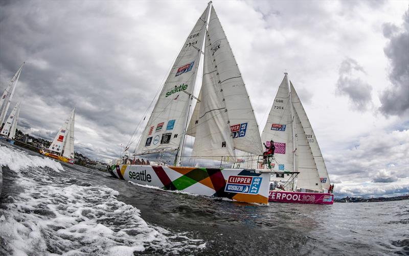 Clipper 2017-18 Round the World Yacht Race 10: The Garmin American Challenge photo copyright Ben Solomon taken at  and featuring the Clipper 70 class