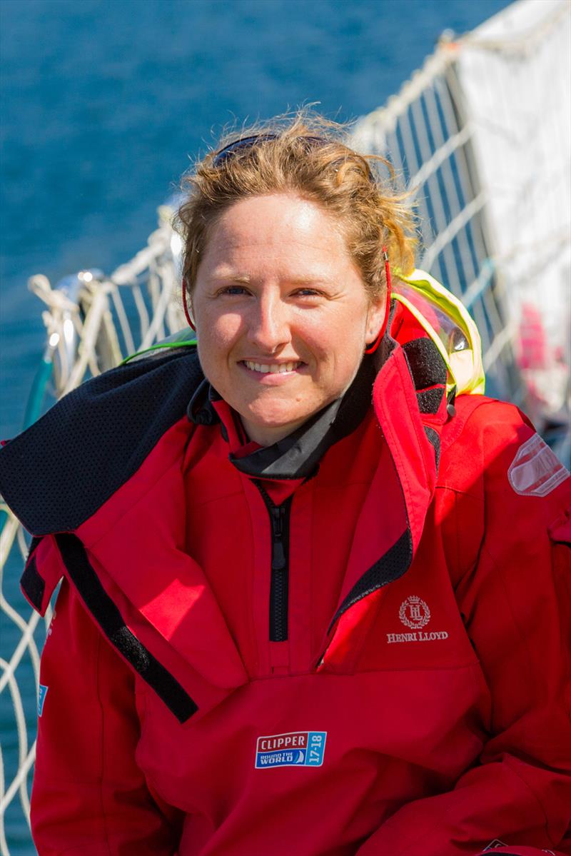 Clipper 2017-18 Race - Derbyshire firefighter, Bex Sims, on board Visit Seattle photo copyright Clipper Race taken at  and featuring the Clipper 70 class
