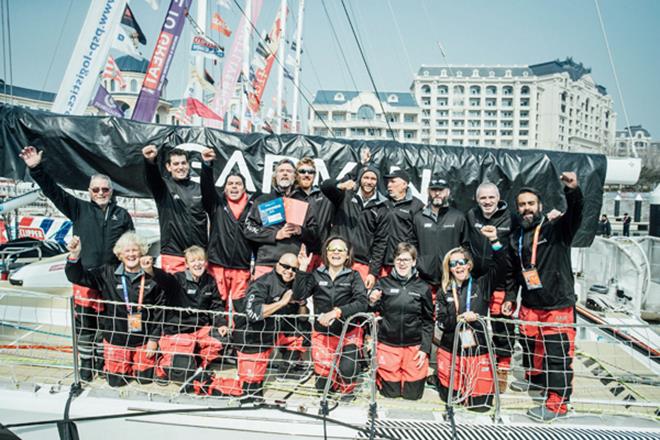 Clipper 2017-18 Race - Garmin Team Qingdao photo copyright Clipper Race taken at  and featuring the Clipper 70 class