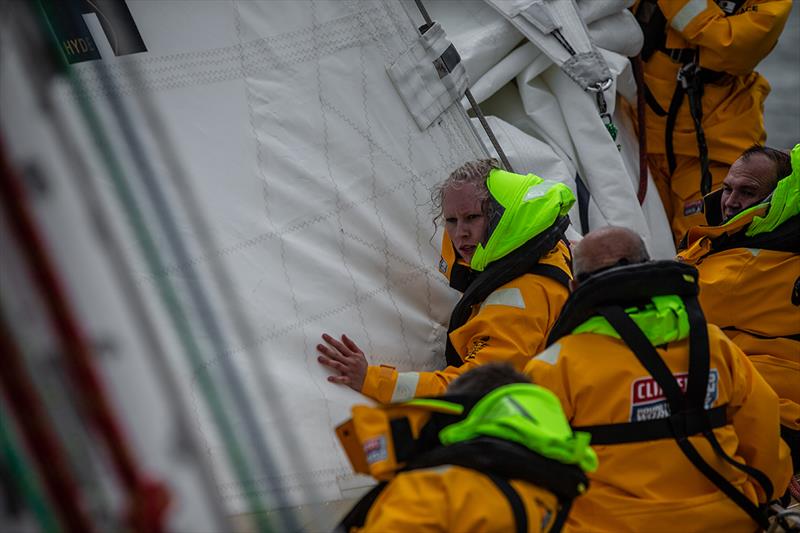 Clipper 2019-20 Race crew Eve Ashforth photo copyright Image Comms taken at  and featuring the Clipper 70 class