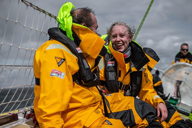 Clipper 2019-20 Race crew Eve Ashforth photo copyright Image Comms taken at  and featuring the Clipper 70 class