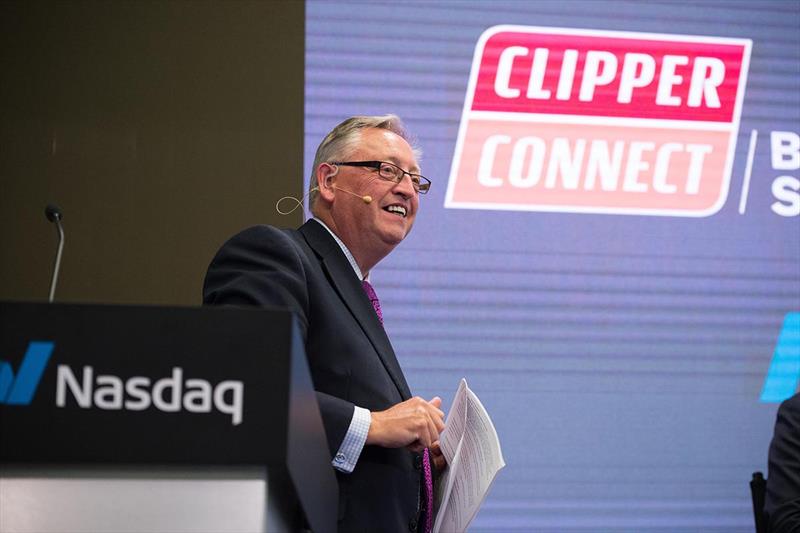 Clipper Round the World panel at Nasdaq in New York City, New York on Wednesday June 20,. - photo © Mike Lawrence
