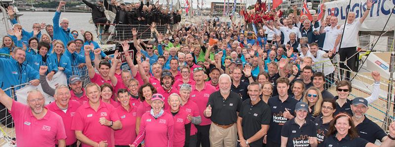 Clipper 2017-18 Crew in Derry-Londonderry photo copyright Martin McKeown taken at  and featuring the Clipper 70 class