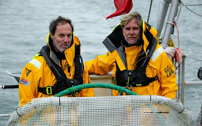 Clipper Race skippers David Immelman and Capetonian Nick Leggatt  - photo © imagecomms