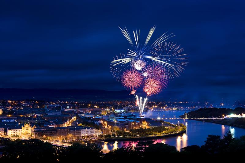 Derry~Londonderry city photo copyright Chris Hill taken at  and featuring the Clipper 70 class