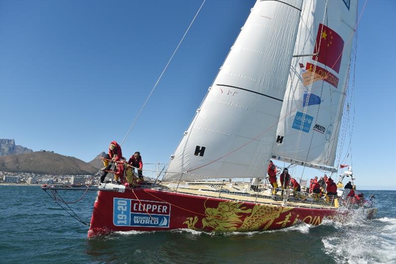 Qingdao wins standoff in South Atlantic Showdown - The Clipper Race Leg 2 - Race 3, Day 17 - photo © Clipper Race