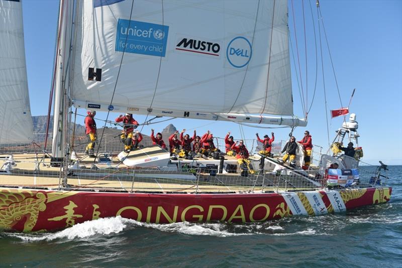 Qingdao wins standoff in South Atlantic Showdown - The Clipper Race Leg 2 - Race 3, Day 17 photo copyright Clipper Race taken at  and featuring the Clipper 70 class