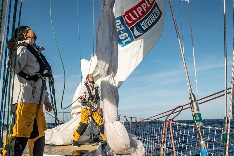 Evolution in full swing aboard Zhuhai - The Clipper Race Leg 3 - Race 4, Day 20 - photo © Clipper Race