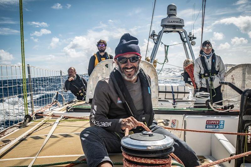 Smiles and sunshine aboard Zhuhai - The Clipper Race Leg 3 - Race 4, Day 21 - photo © Clipper Race