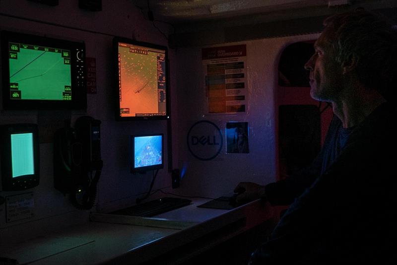 Dare To Lead Skipper, Guy Waites, planning the next move - The Clipper Race Leg 3 - Race 4, Day 23 photo copyright Maeva Bardy taken at  and featuring the Clipper 70 class