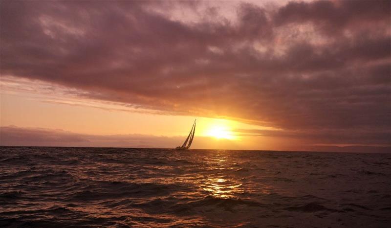 Punta del Este captured on the stern of Dare To Lead - The Clipper Race Leg 4 - Race 5, Day 12 photo copyright Clipper Race taken at  and featuring the Clipper 70 class