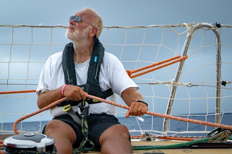 Burchell Richard trimming spinaker - The Clipper Race Leg 5 - Race 6, Day 16 - photo © Maeva Bardy