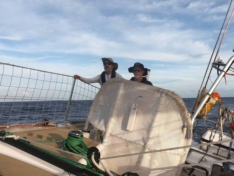 Ivan and Mike, on board Ha Long Bay, Viet Nam - The Clipper Race Leg 5 - Race 6, Day 17 photo copyright Clipper Race taken at  and featuring the Clipper 70 class