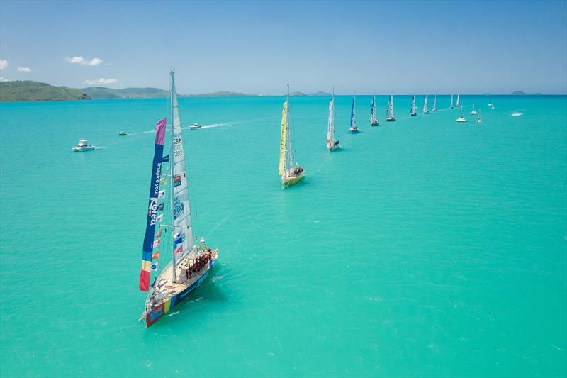 Clipper Race fleet in Whitsunday ahead of Race 6 start - 2019-20 Clipper Race  - photo © Phill Gordon