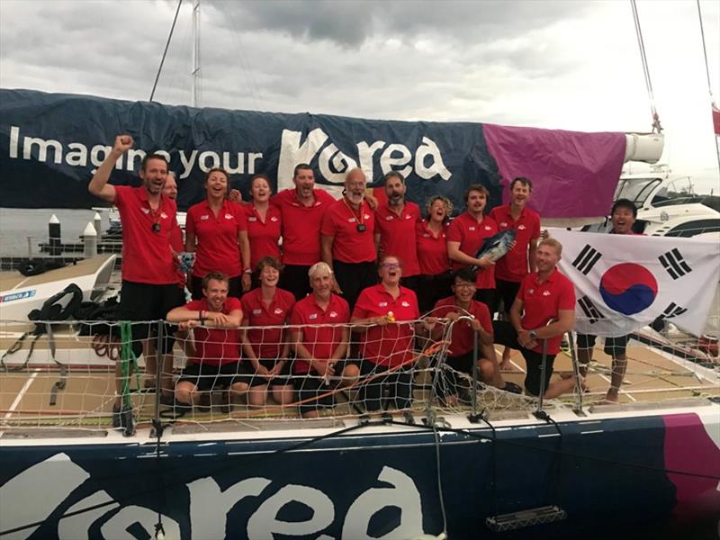 Imagine your Korea secured third place - The Clipper Race Leg 5 - Race 7, Day 10 photo copyright Clipper Race taken at  and featuring the Clipper 70 class