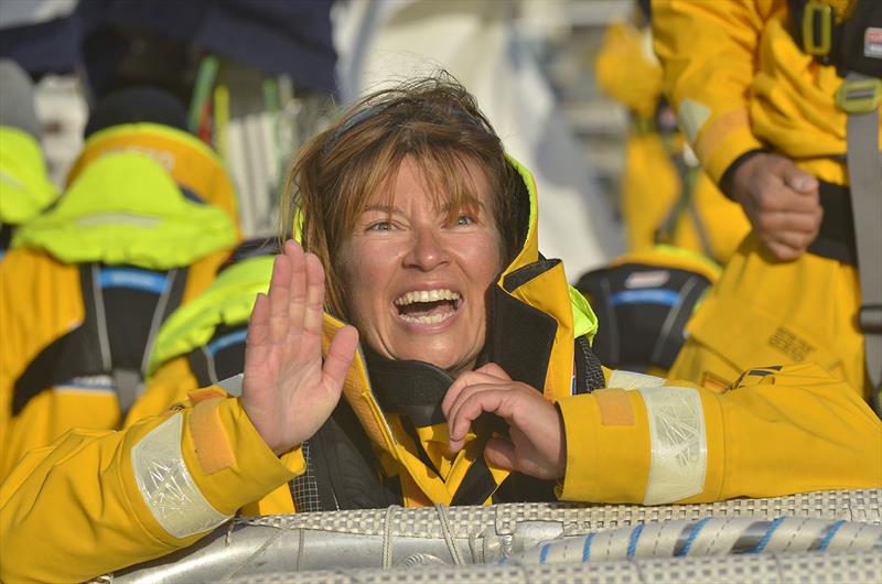 Clipper Race crew Kiki Kettunen photo copyright Nicolas Pereyra taken at  and featuring the Clipper 70 class