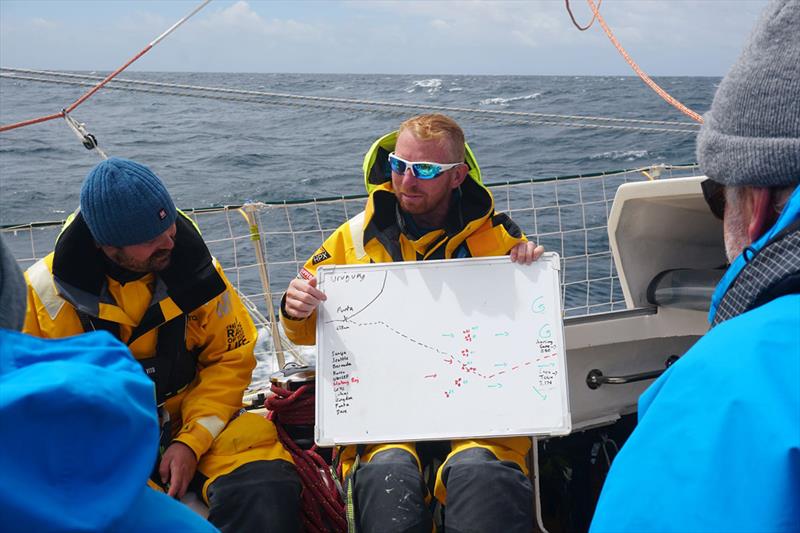 Ian was reknowned on board Ha Long Bay, Viet Nam for delivering his daily 'Wangy reports' on upcoming weather and tactics. - photo © Clipper Race