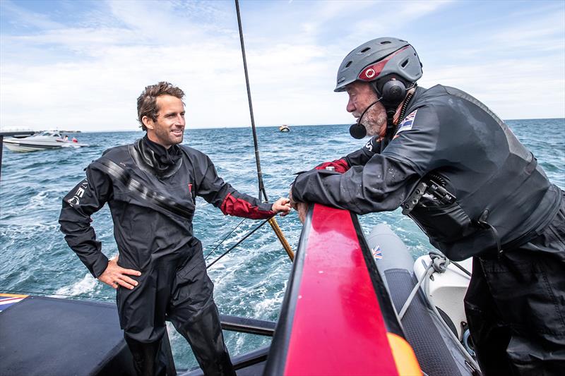 Sir Ben and Sir Robin earlier this year on Britannia photo copyright C Gregory/INEOS Team UK taken at  and featuring the Clipper 70 class