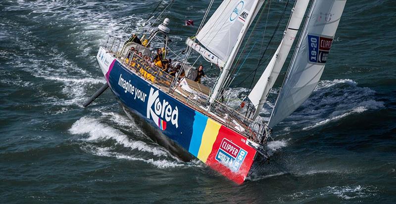 Imagine Your Korea - Clipper Race photo copyright Matthew Dickens / imagecomms taken at  and featuring the Clipper 70 class