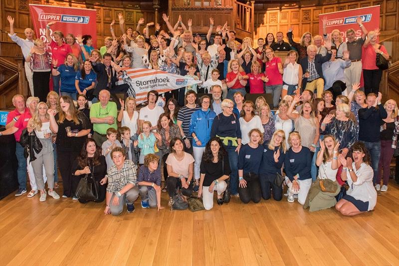 Nicky with fellow Race Crew Supporters - photo © Clipper Race