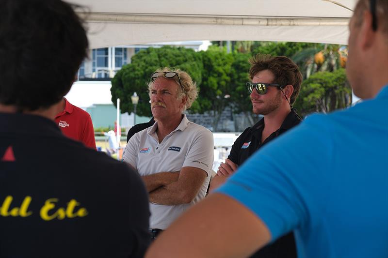 Clipper Race Skipper huddle before departure - photo © Clipper Race