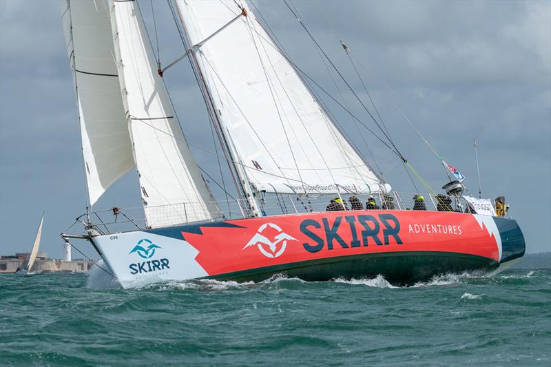 SKIRR Adventures yacht at sea photo copyright Clipper Race taken at  and featuring the Clipper 70 class