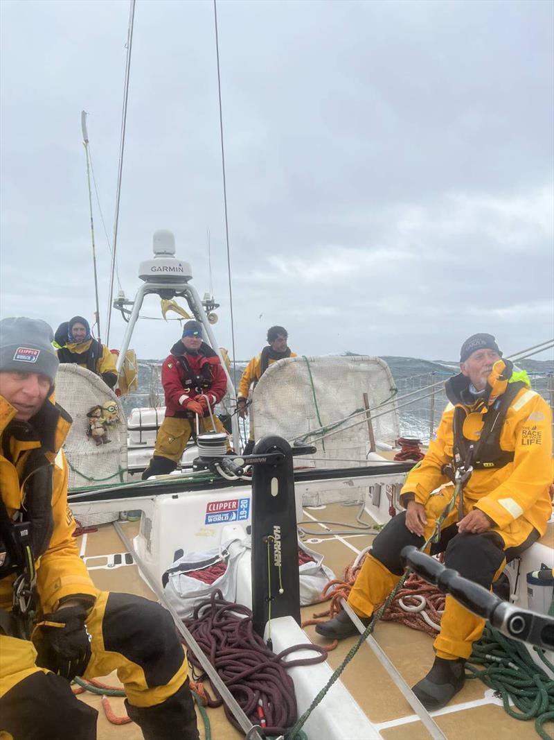 Clipper Race 14: It's a bit wavy' on board Punta del Este - photo © Clipper Race