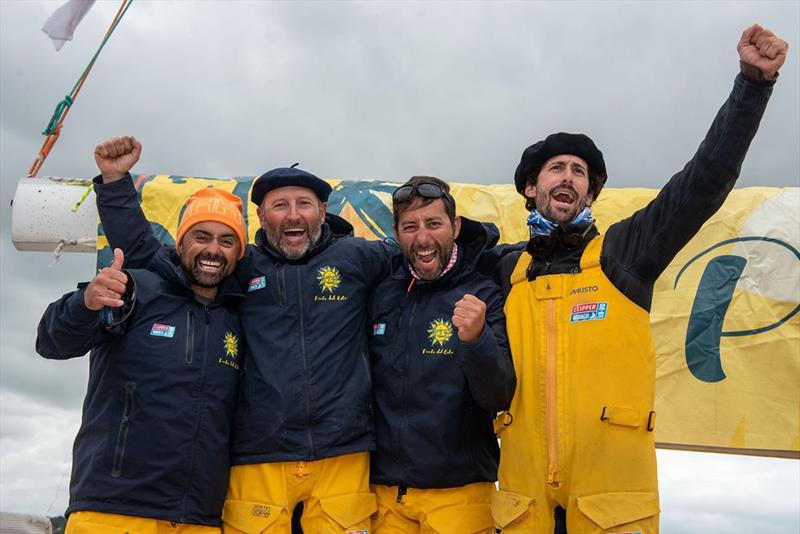 Punta del Este Race Crew with AQP, Nano - Clipper Round the World Yacht Race 14 - photo © Clipper Race