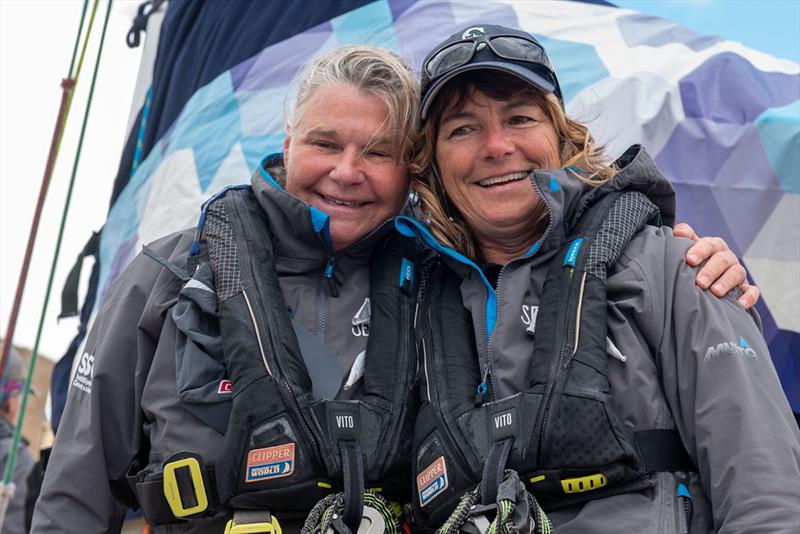 Susannah Veal and Dawn Widdowson of Seattle - Clipper Round the World Yacht Race 14 photo copyright Clipper Race taken at  and featuring the Clipper 70 class